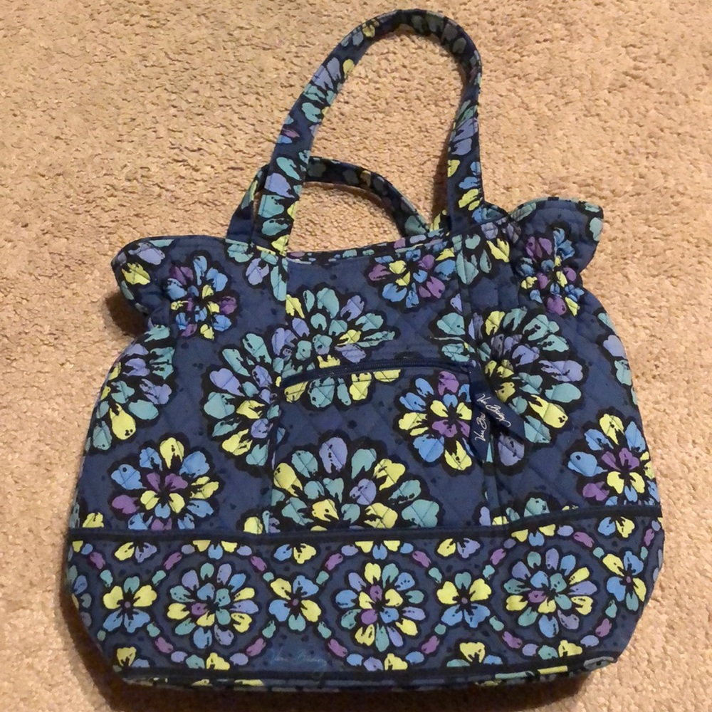 Indigo Pop Vera Bradley tote